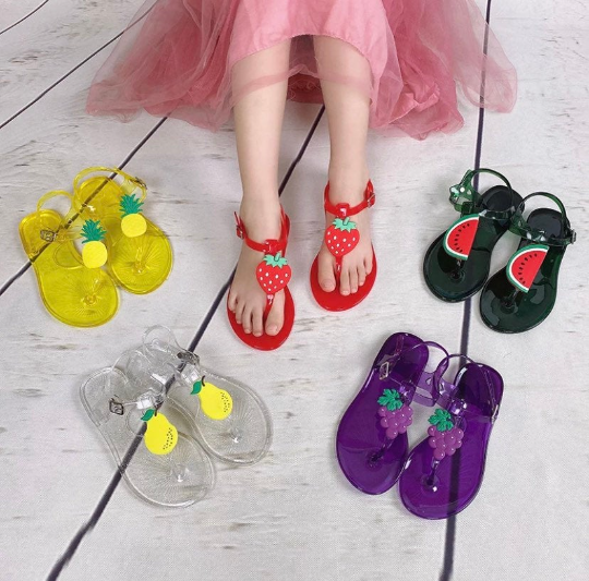 Jelly hot sale girl shoes