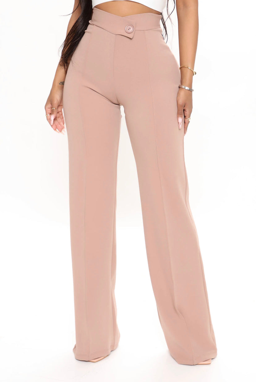 WOMEN PLUS WIDE LEG DRESS PANTS – Twinslocedattwo