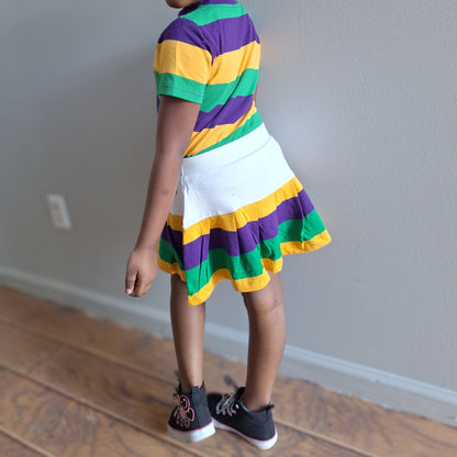 MARDI GRAS little one Tennis sporty tutu skirt