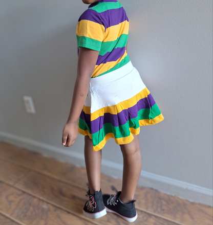 MARDI GRAS little one Tennis sporty tutu skirt