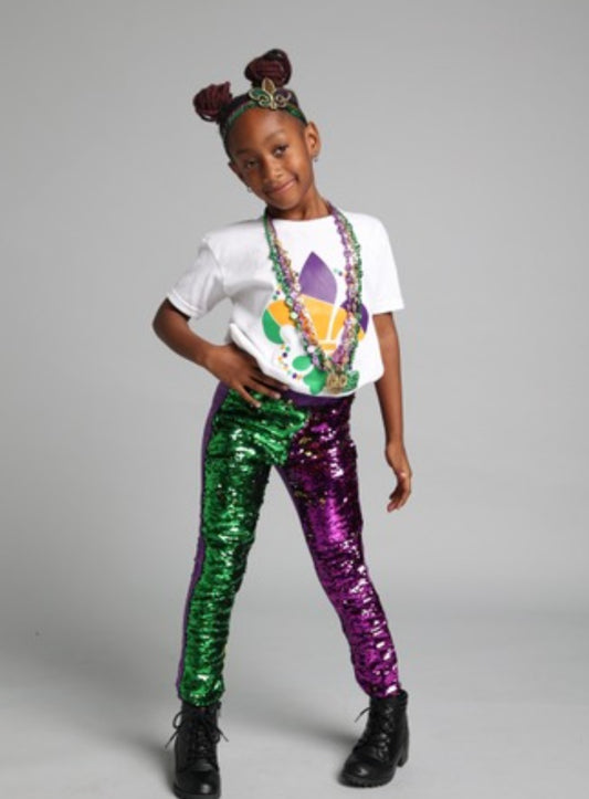 MARDI GRAS front sequence tights