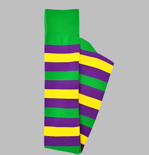 MARDI GRAS knee high socks