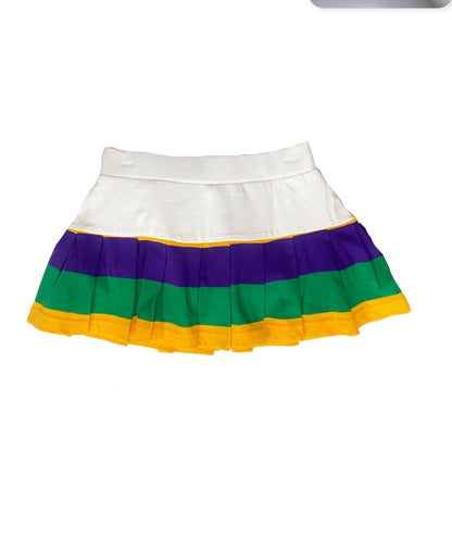 MARDI GRAS little one Tennis sporty tutu skirt