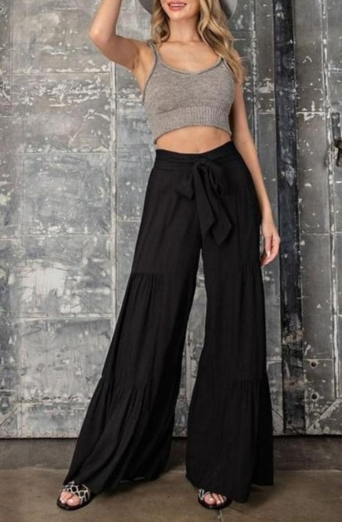 TWIN RELAXED FIT HIGH WAIST PANTS