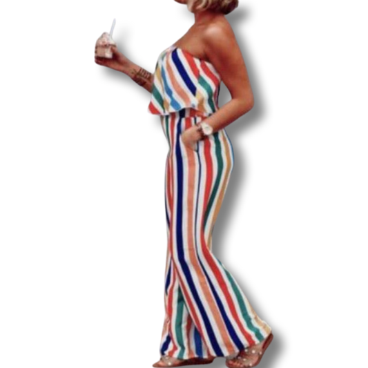 ME & MOMMY COLORFUL RAINBOW (ADULT ONLY) JUMPSUIT