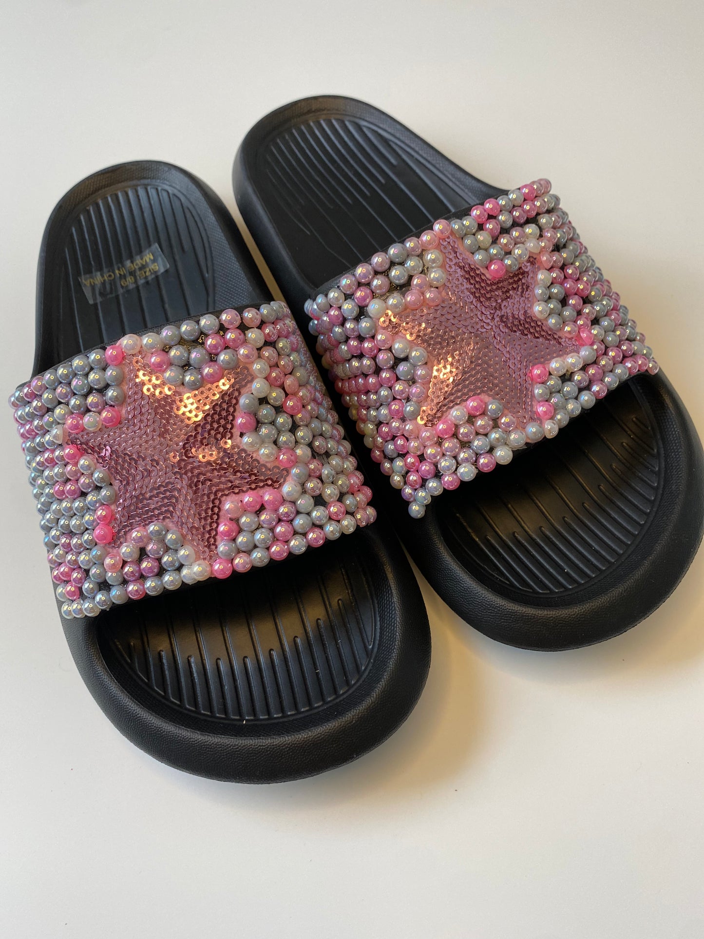 PINK KIE STAR PINK SLIDES