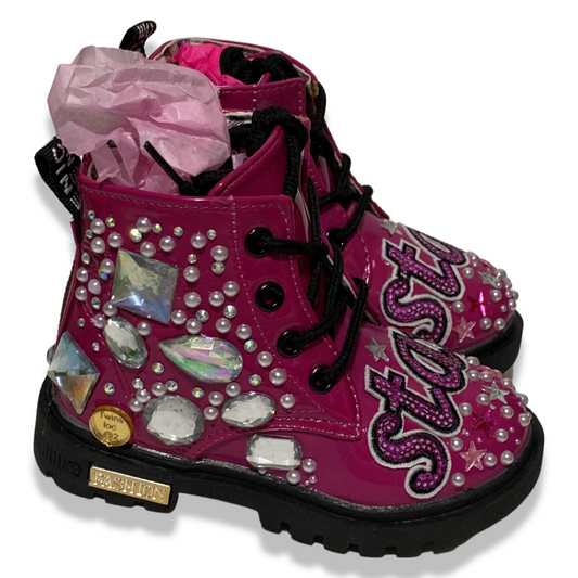 STARTS AND PEARLS GIRLS BOOTS